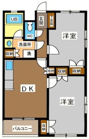 江戸川駅 徒歩3分 2階の物件間取画像